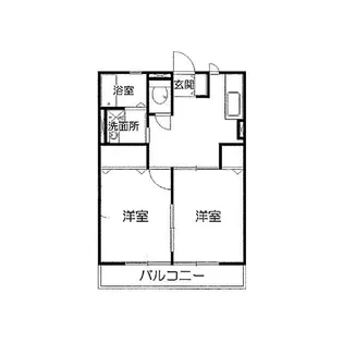 ハイツKeywest【1階】の間取り