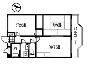 センチュリー21 B棟【2階】の間取り