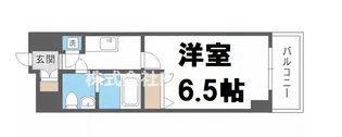 エスリード天神橋筋六丁目【8階】の間取り