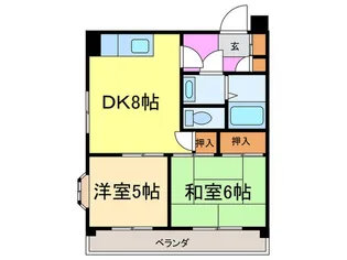 ハイツ・ノヴァ【3階】の間取り