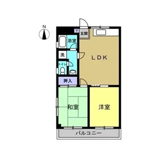 スターハイツ【2階】の間取り