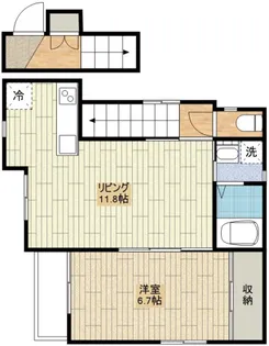 カラー【2階】の間取り