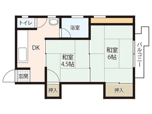 中国ビル【4階】の間取り