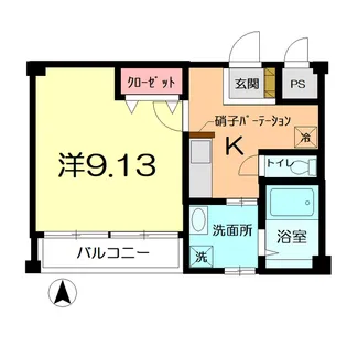 ファインドコート【2階】の間取り