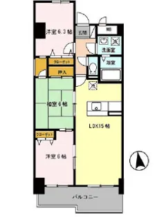 SOUTH GATE【4階】の間取り