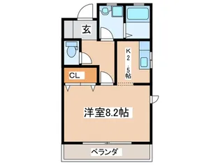 ベリル【1階】の間取り