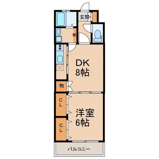 Evidence LEO【2階】の間取り