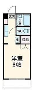 メイプルI【2階】の間取り