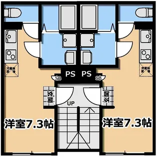 KI-FLAT 山吹町【3階】の間取り