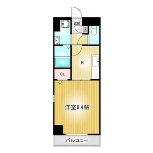 クレセール名駅【5階】の間取り
