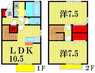 セントラルパークハイツ Aの間取り