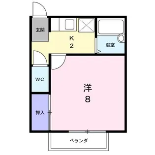 オークハイツ【1階】の間取り