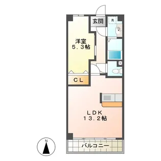 アーバンヒルズ城山【1階】の間取り