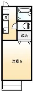 ペガサスハイツ【2階】の間取り