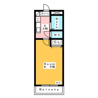 セリングデュオ【2階】の間取り