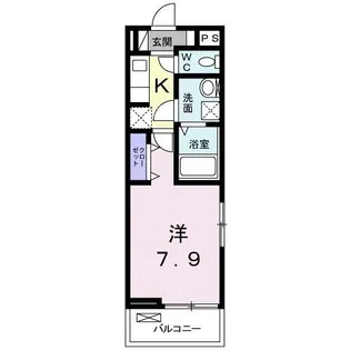 クラウンハイツ【2階】の間取り