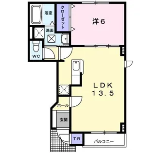 メゾン・ソレイユIV【1階】の間取り