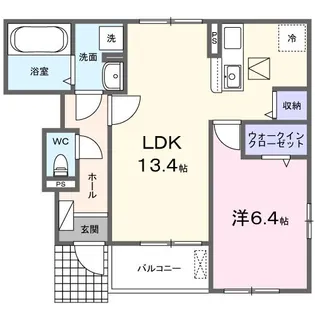 米田町古新アパート(028699101)【1階】の間取り