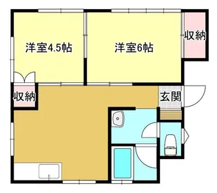 アンディー・コール【1階】の間取り