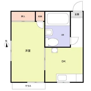 メゾンドアミ【2階】の間取り