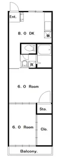 マンション三宅【3階】の間取り