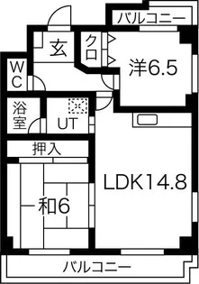 ベルコリンマンション【3階】の間取り