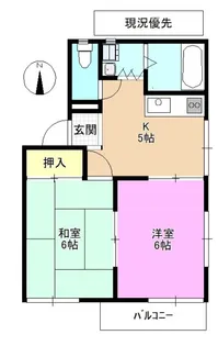 メゾン・ド・やまS【1階】の間取り