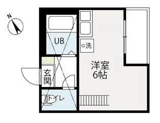 G・Aヒルズ武蔵小杉【2階】の間取り