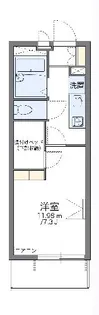 レオパレスウィスタリアII【2階】の間取り
