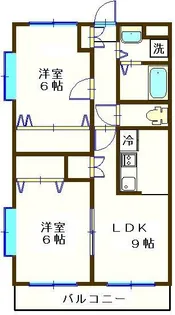 ノーブルマンション相模大野【2階】の間取り