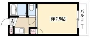 第2富士レイホービル【4階】の間取り