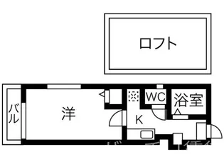 TKロイヤルコーポ【1階】の間取り