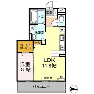 K・レーヴ【3階】の間取り