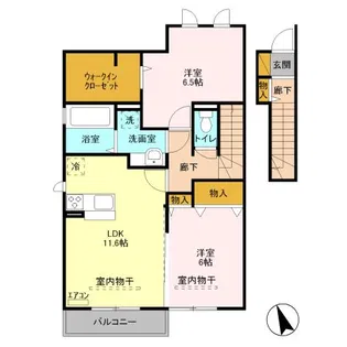 ストーリア【2階】の間取り