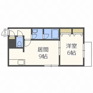 オルセー宮の森【1階】の間取り