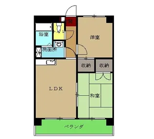 トゥリアノン【2階】の間取り