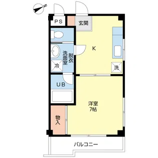 晴美マンション【3階】の間取り