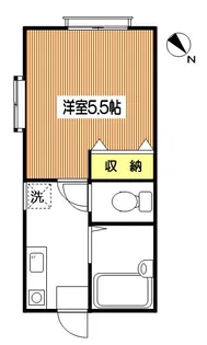 第5西調布ハイツ【1階】の間取り
