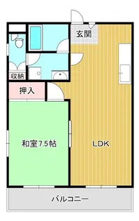 玉井エレガントマンション【5階】の間取り