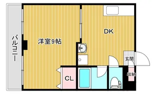 サンライズハイツ【2階】の間取り
