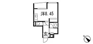 バレーヌ大森山王【2階】の間取り