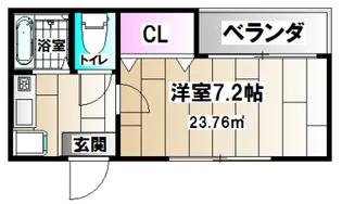 アーバンスクエアー【3階】の間取り