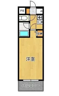 ヒルズ西赤坂【1階】の間取り