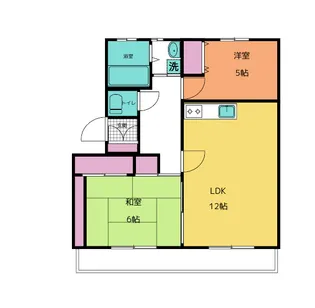メゾン・ラメール【1階】の間取り