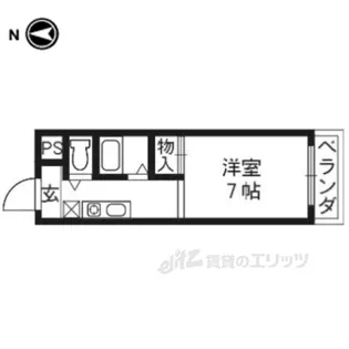 パルデメール【3階】の間取り