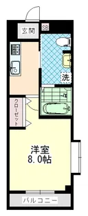 パレストモ【5階】の間取り