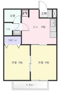 シティシャトレ峰【2階】の間取り