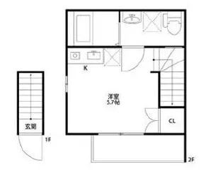 ベレガンス八千代台【2階】の間取り