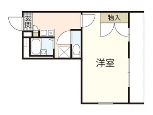 レオパレスレインボー【2階】の間取り