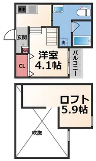 AirCity【2階】の間取り